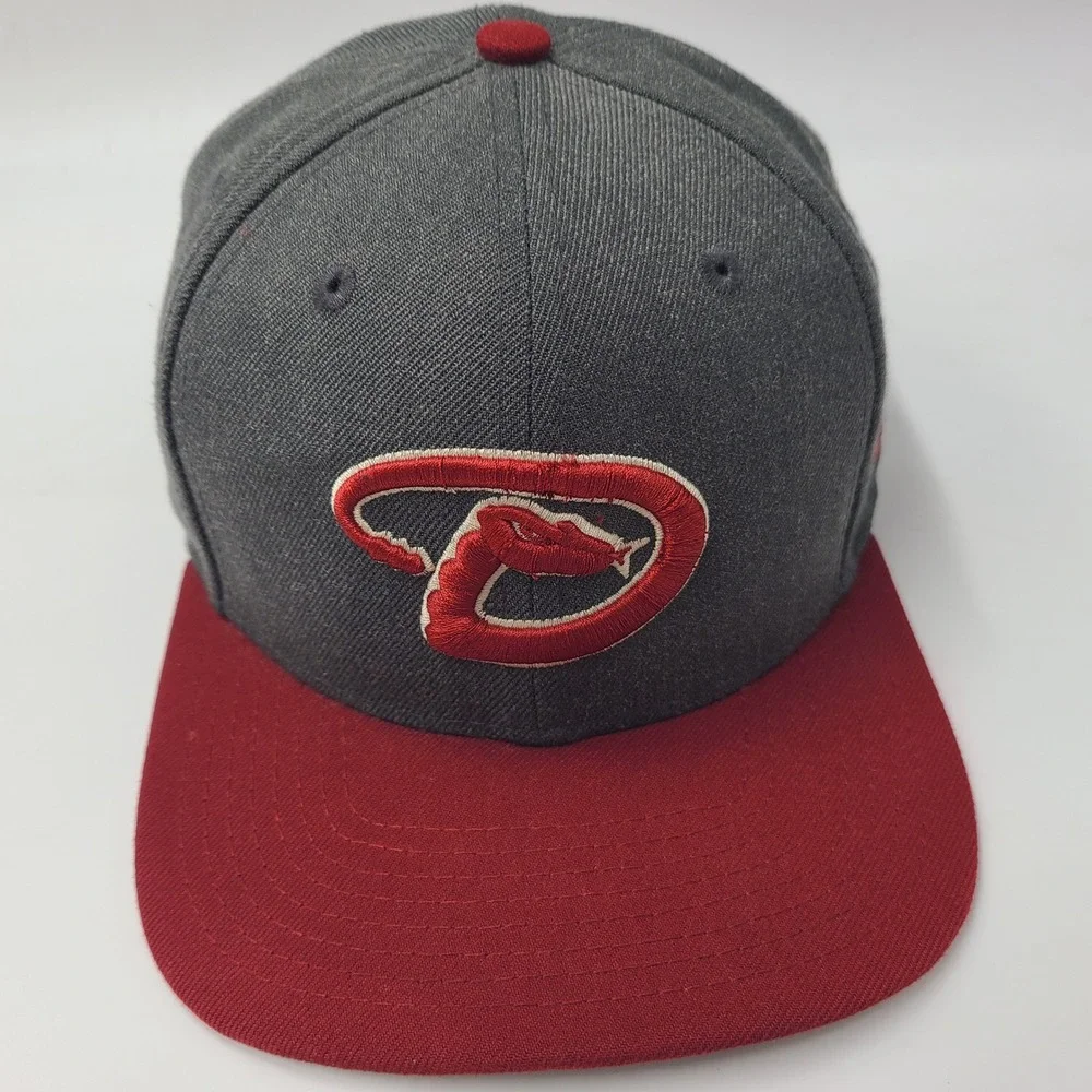 Arizona Diamondbacks Hat Snapback 9Fifty New Era Grey Red MLB‎ Wool Blend Men
